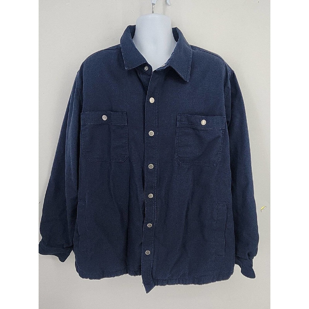 Daluth Trading Company Shirt Jacket Shacket Men's Size XXL 2XL Cotton Snap